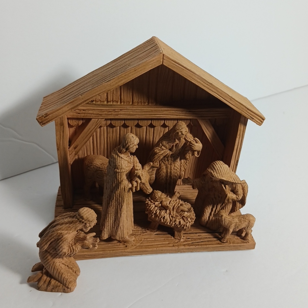 Hawthorne Village Holy Family Nativity Set Christmas Decor